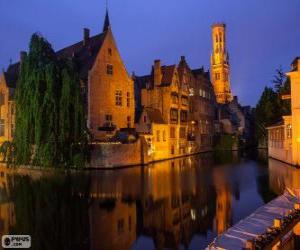 yapboz Bruges, Belçika